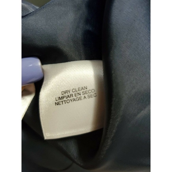 Jones Wear Women's Blue Lined Polyester Long Sleeve 3 Buttons Stretch Blazer 8P - Picture 10 of 11